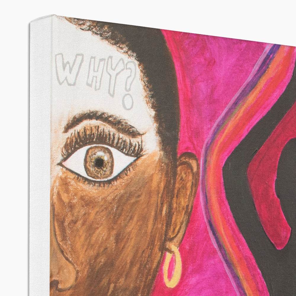 White Noise Canvas - Amja Unabashedly
