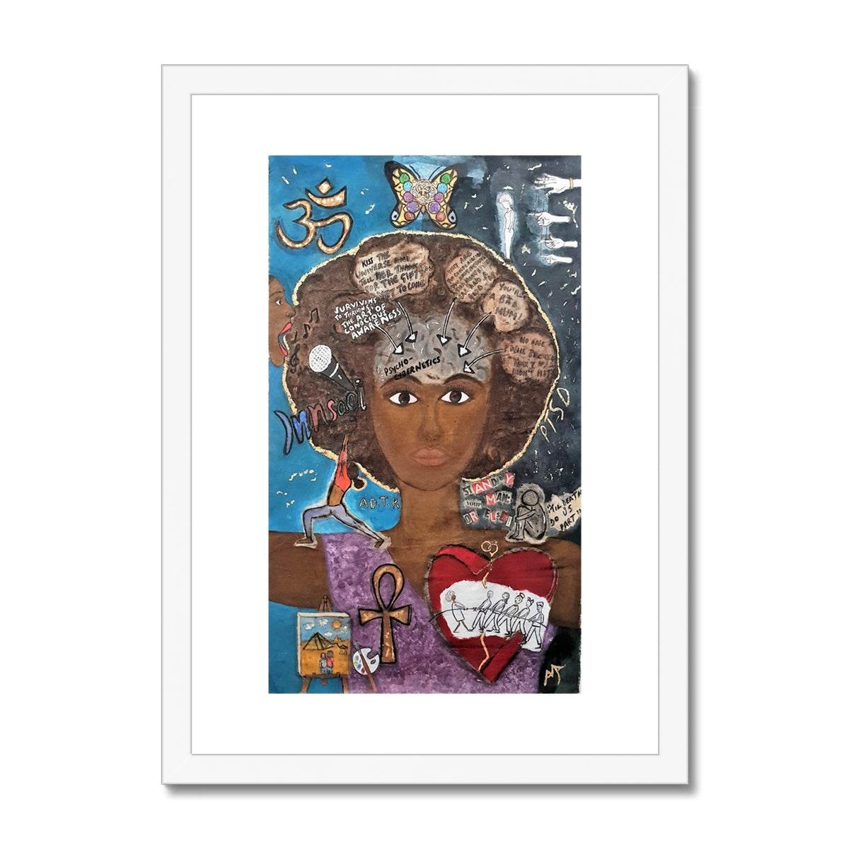 Perception Framed and Mounted Framed & Mounted Print - Amja Unabashedly