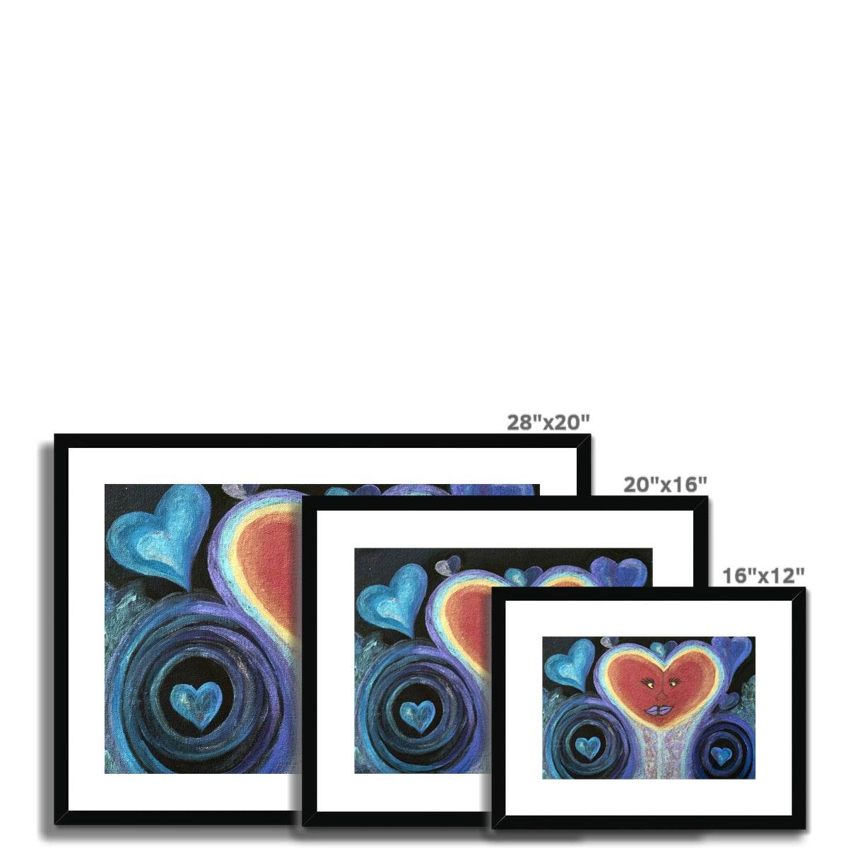 A Love Out of This World Framed & Mounted Print - Amja Unabashedly