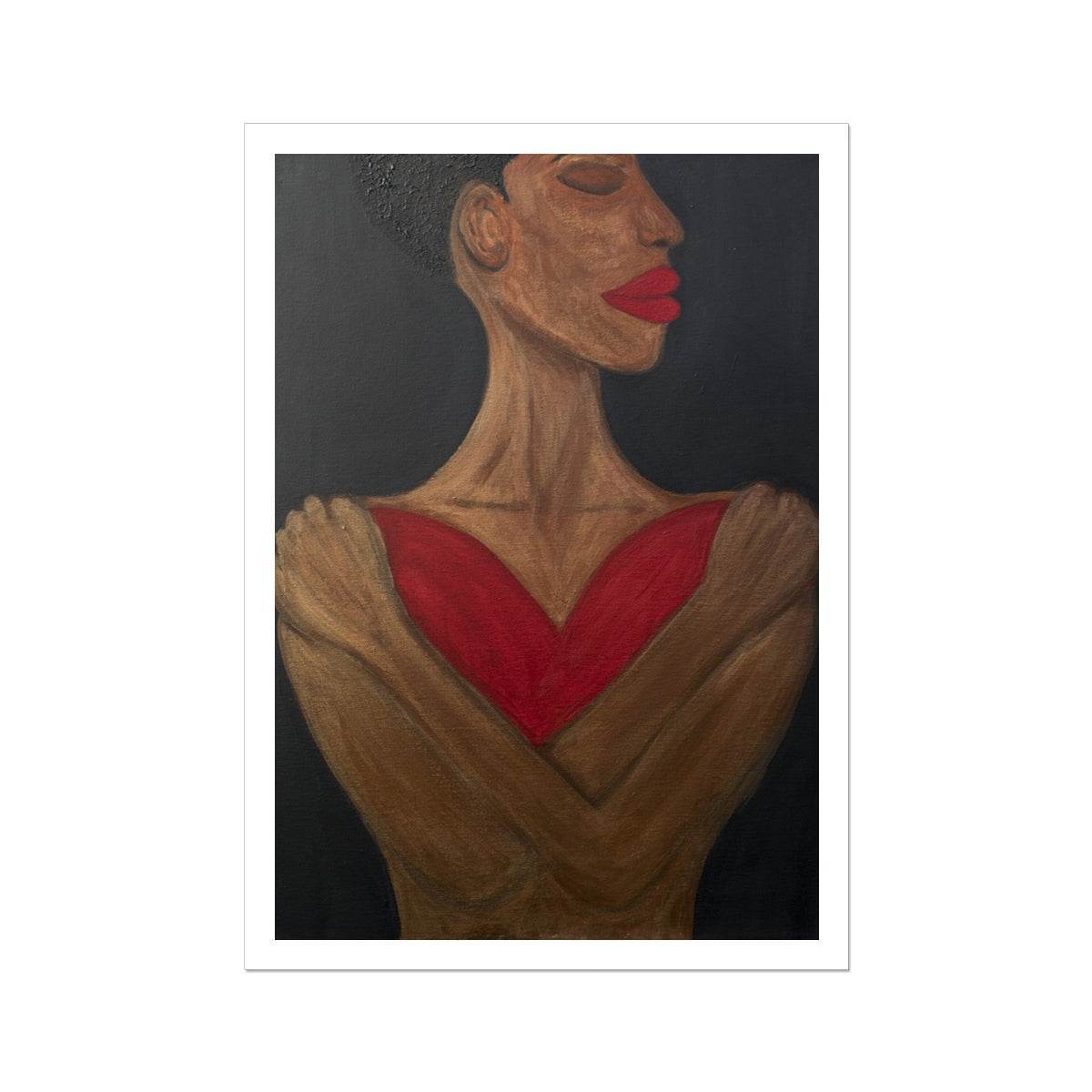 A Heart to Hold Rolled Canvas - Amja Unabashedly
