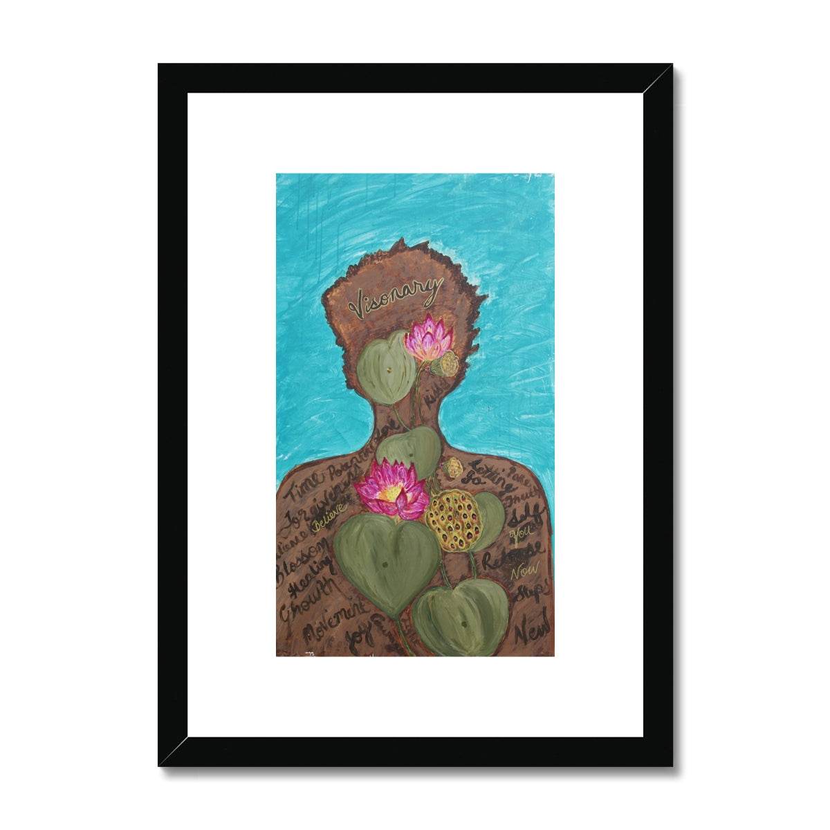 Messages In Your Mud Paper Print - Amja Unabashedly