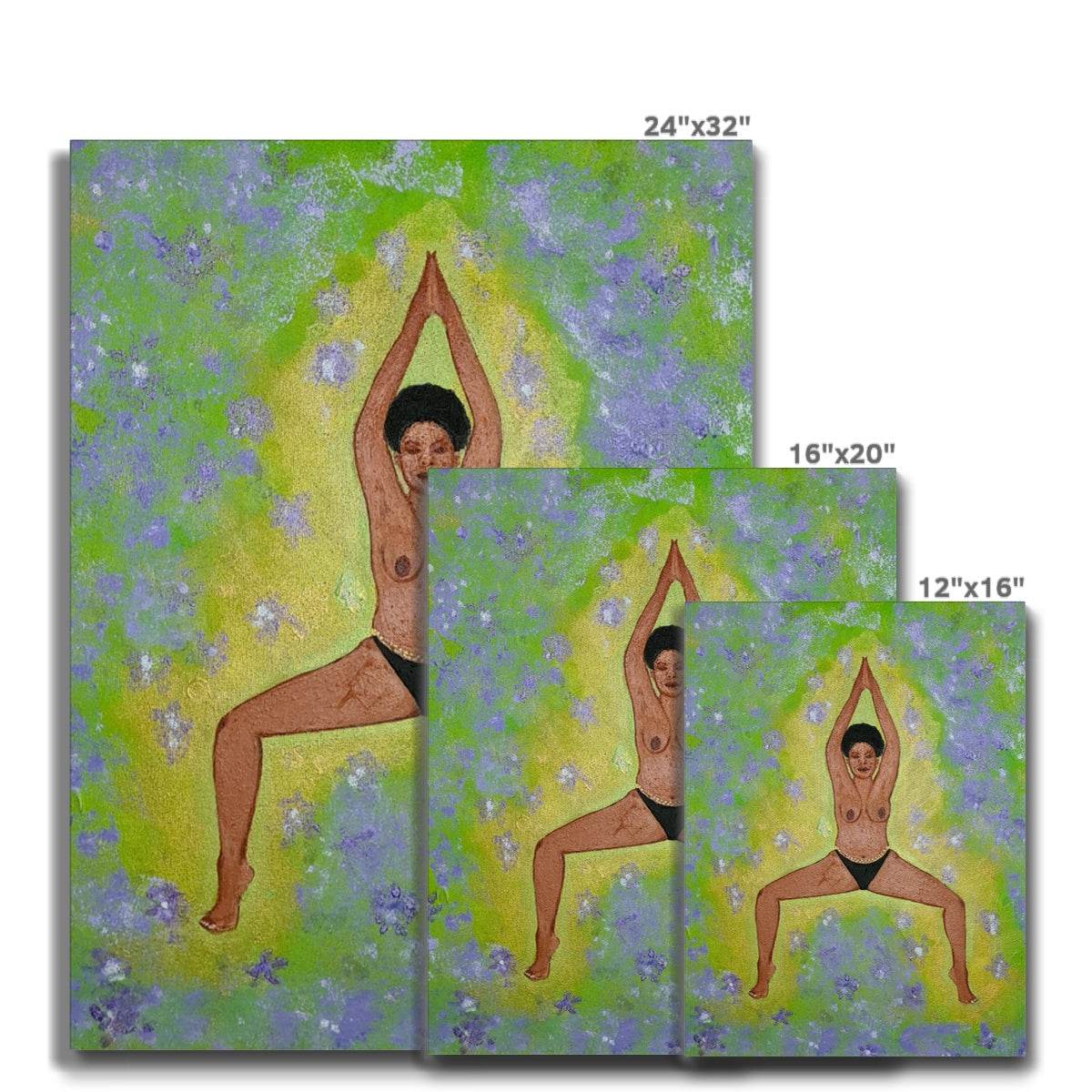 Spring Goddess Canvas - Amja Unabashedly