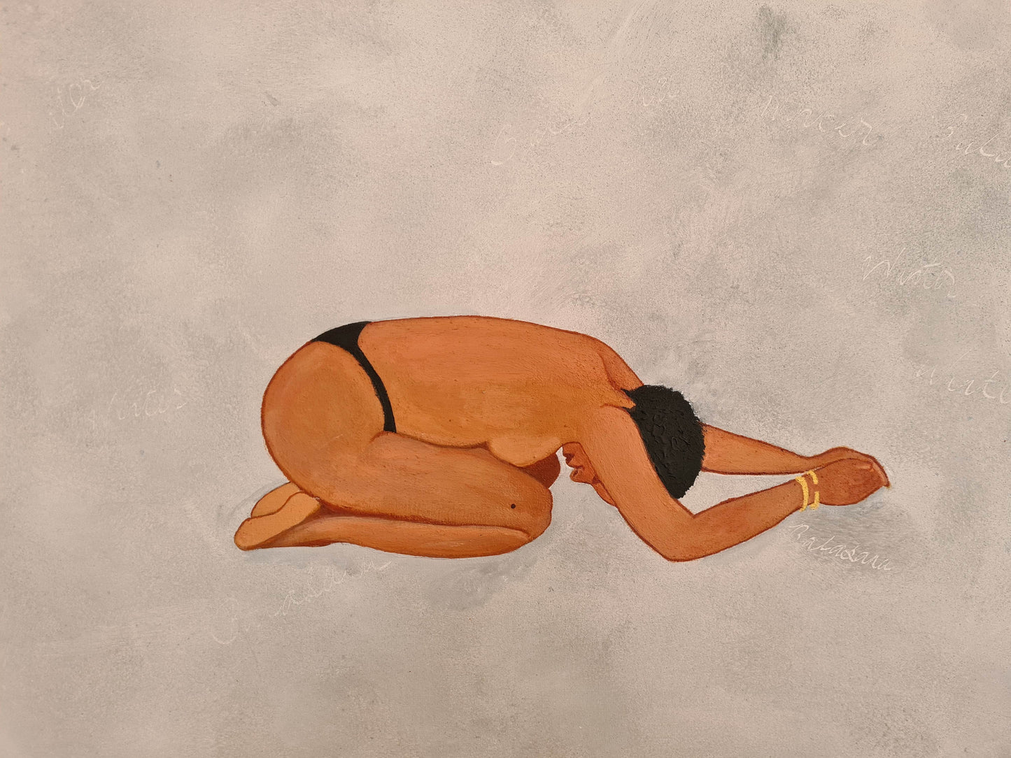 Winter’s Child Original Acrylic on Canvas - Amja Unabashedly