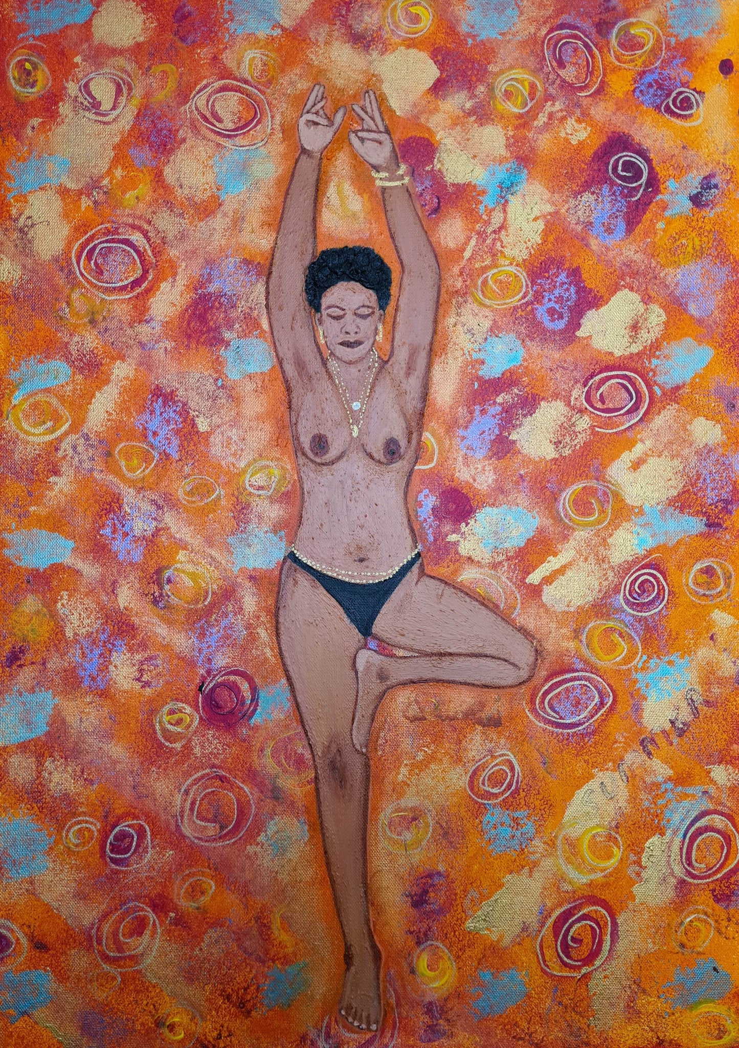 Summer’s Tree Original Acrylic on Canvas - Amja Unabashedly