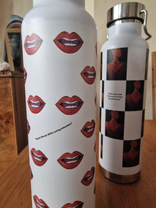 LoveLee Lips Copper Water Bottle - 650ml - Amja Unabashedly