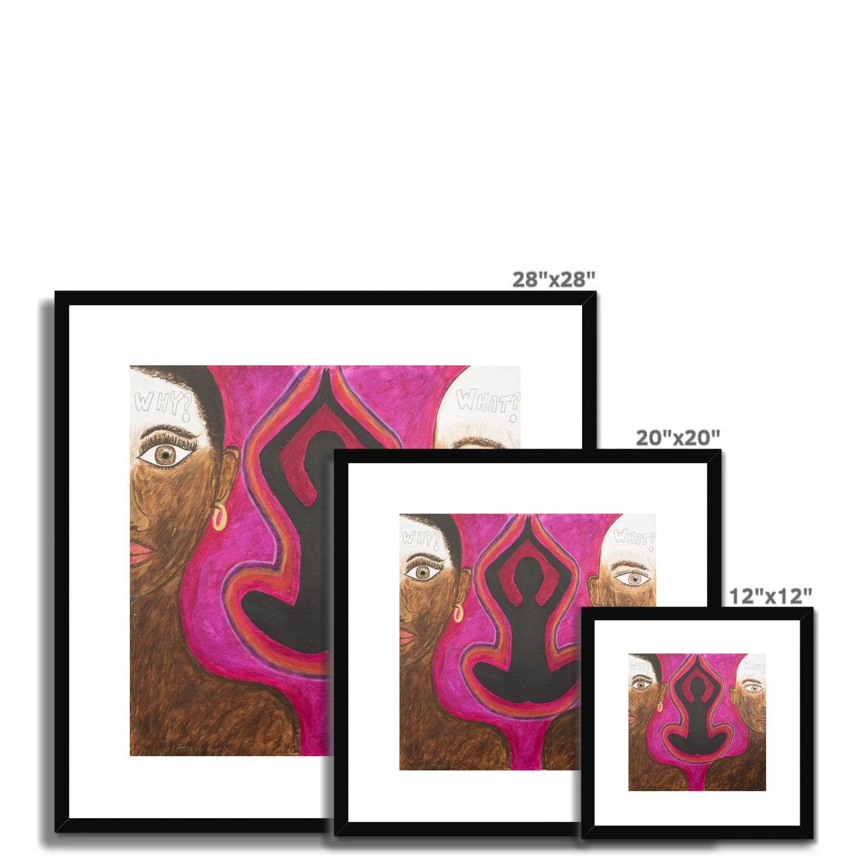 White Noise Print On Paper - Amja Unabashedly