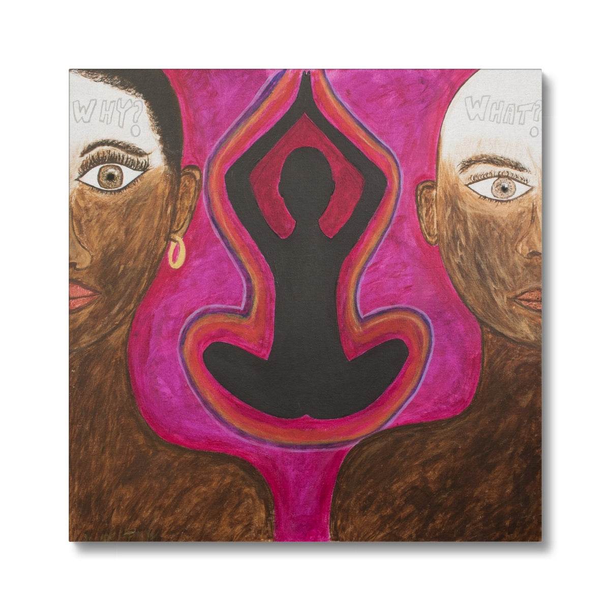 White Noise Canvas - Amja Unabashedly