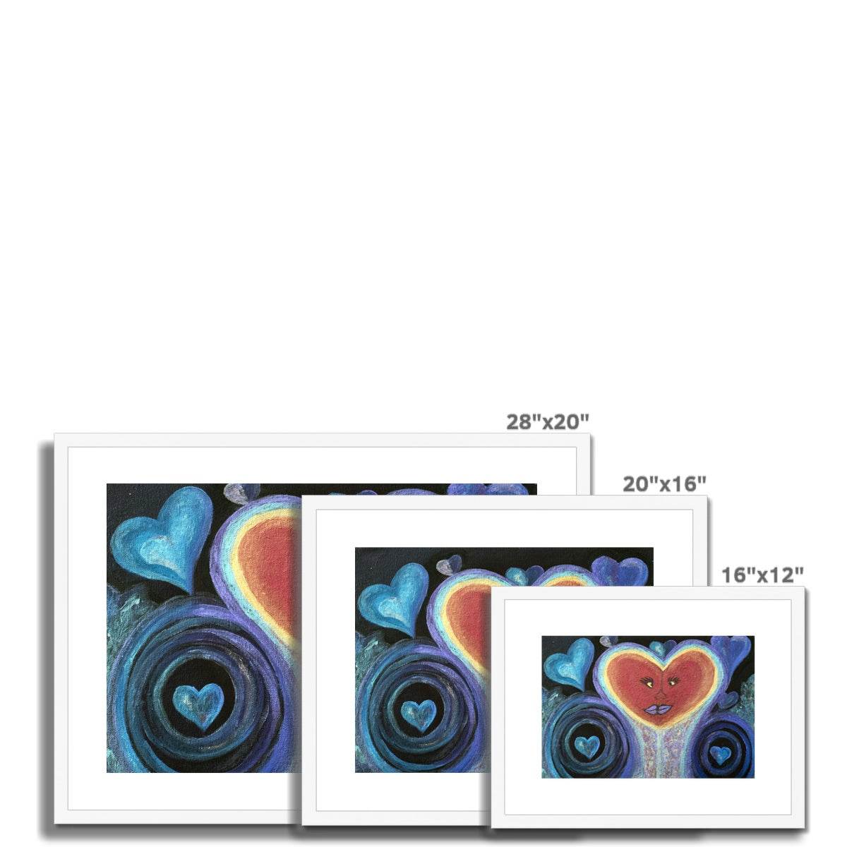A Love Out of This World Framed & Mounted Print - Amja Unabashedly