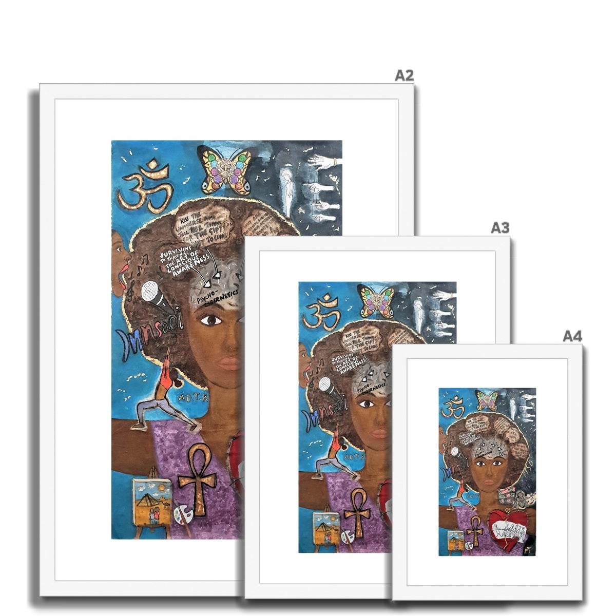 Perception Framed and Mounted Framed & Mounted Print - Amja Unabashedly