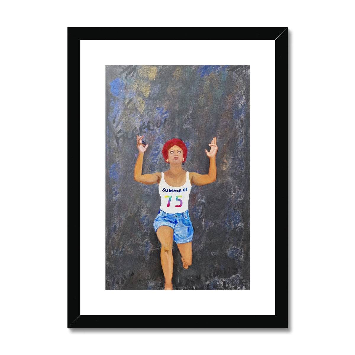 Touching Freedom Paper Print - Amja Unabashedly