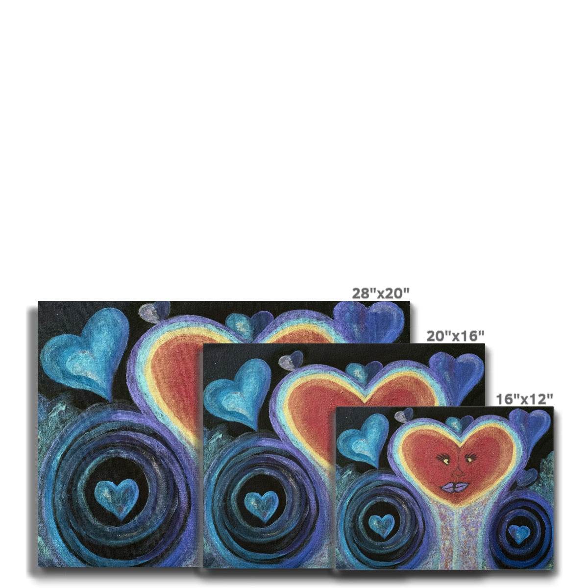 A Love Out of This World Canvas - Amja Unabashedly