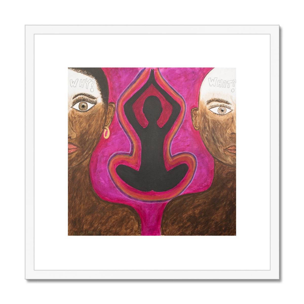 White Noise Print On Paper - Amja Unabashedly