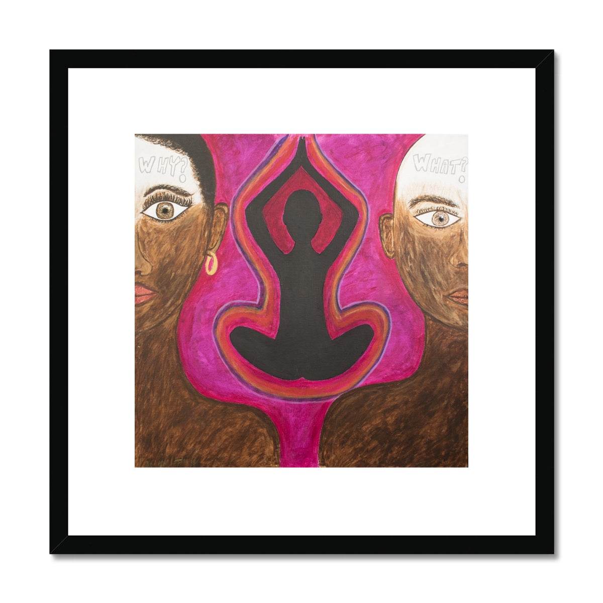 White Noise Print On Paper - Amja Unabashedly