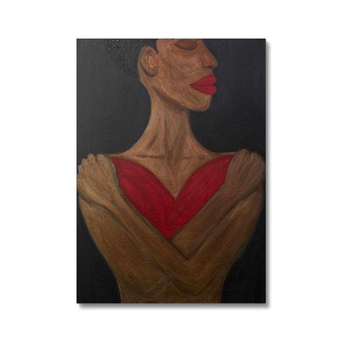 A Heart to Hold Print on Canvas - Amja Unabashedly