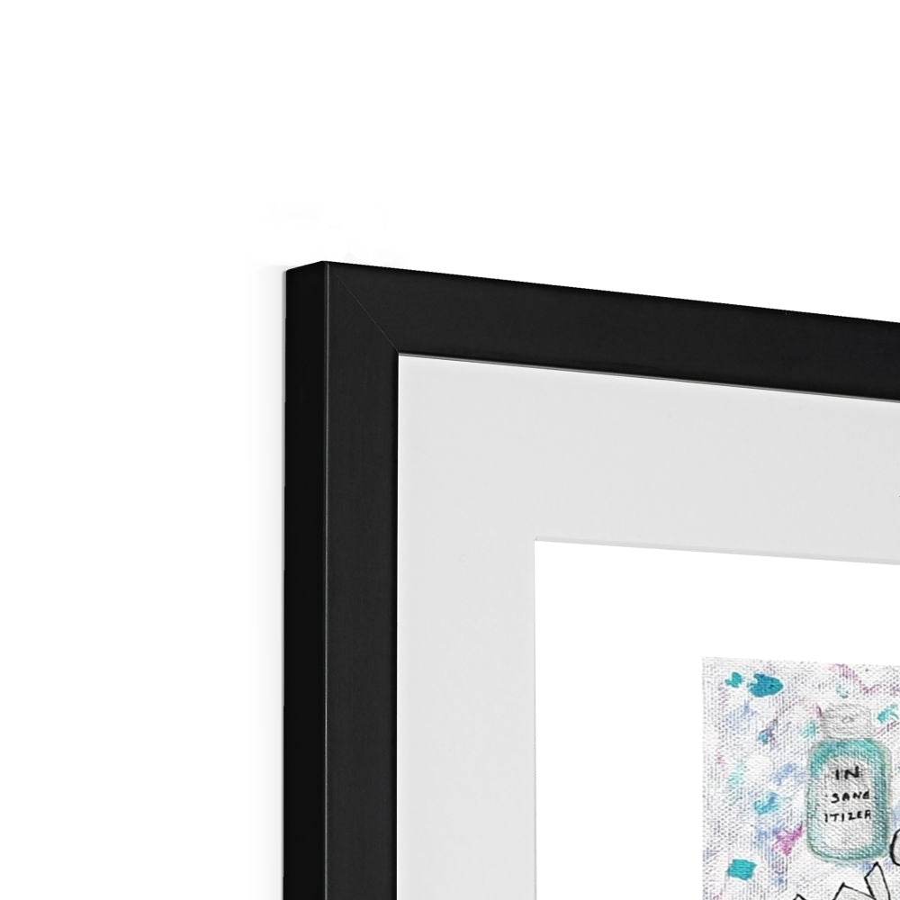 CopeVid 2020 Framed & Mounted Print - Amja Unabashedly