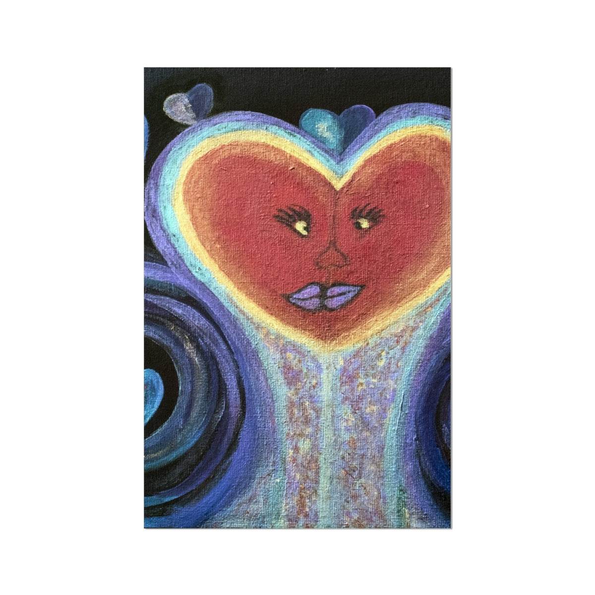 A Love Out of This World Rolled Canvas - Amja Unabashedly