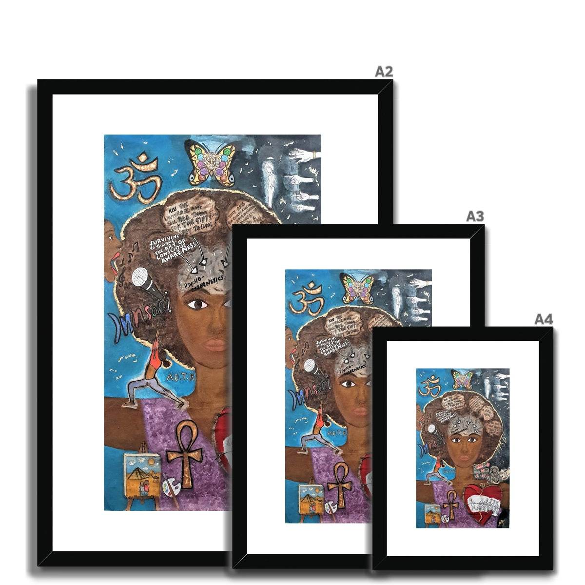 Perception Framed and Mounted Framed & Mounted Print - Amja Unabashedly