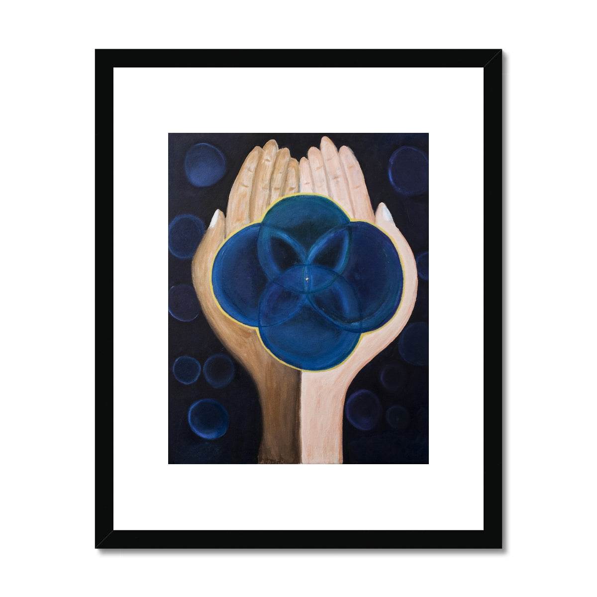 Ikigai Support Framed Paper Print - Amja Unabashedly