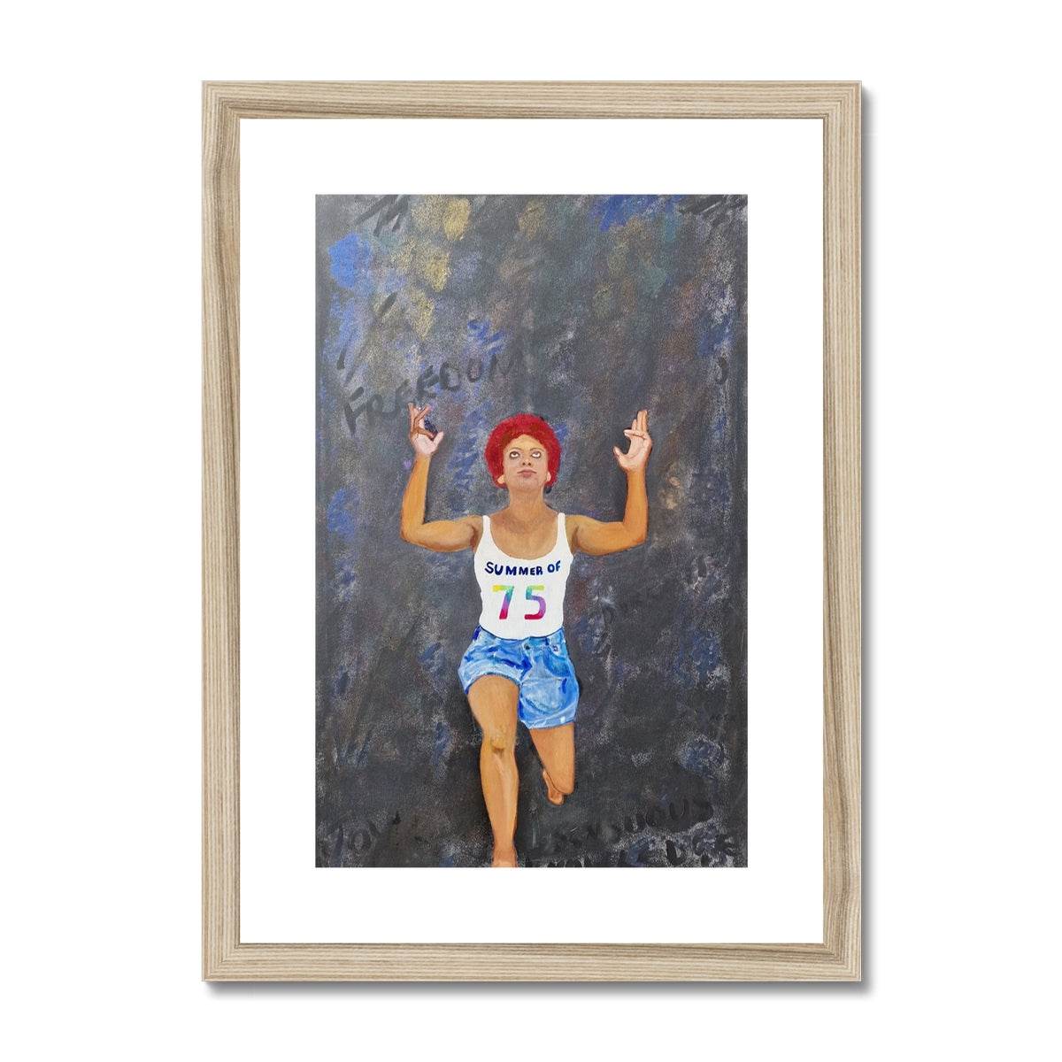 Touching Freedom Paper Print - Amja Unabashedly