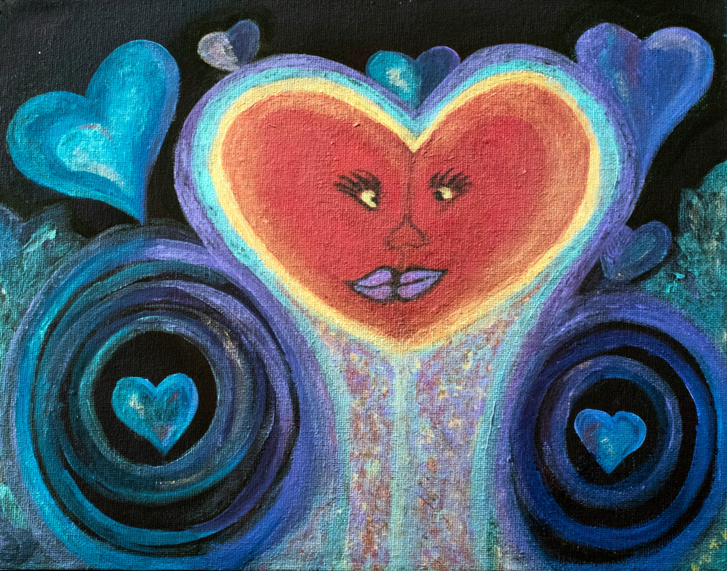 A Love Out of This World Framed & Mounted Print - Amja Unabashedly