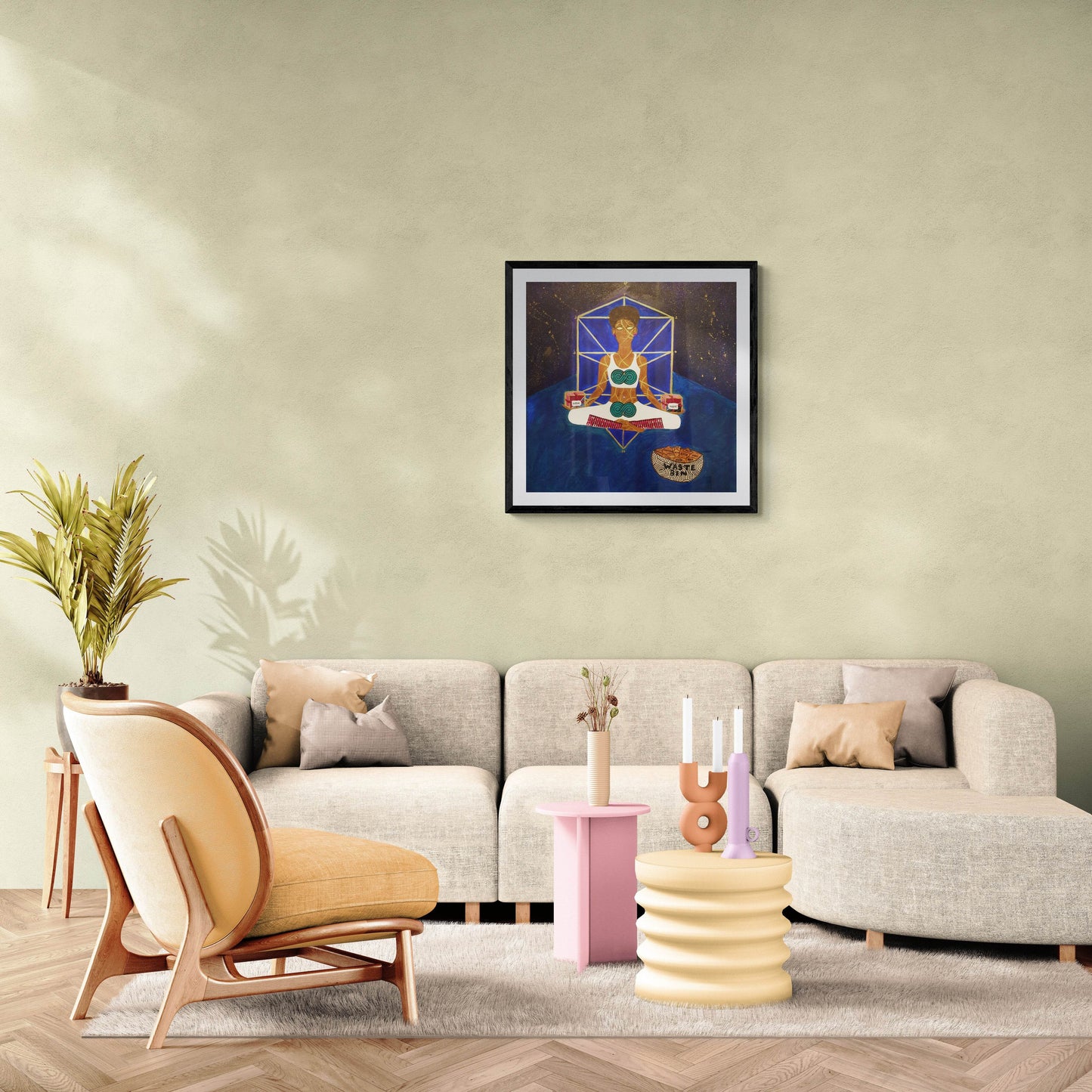 Spiritual Solitude Print on Paper - Amja Unabashedly