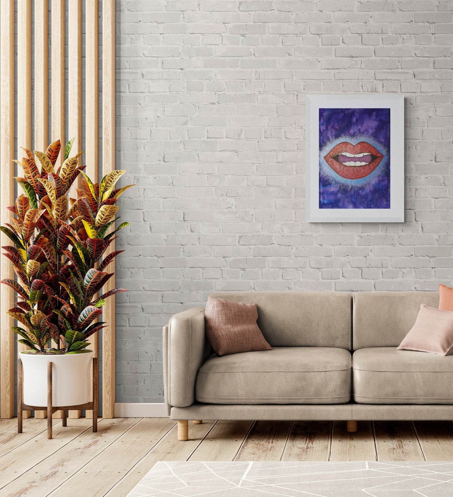 LoveLee Lips Paper Print - Amja Unabashedly