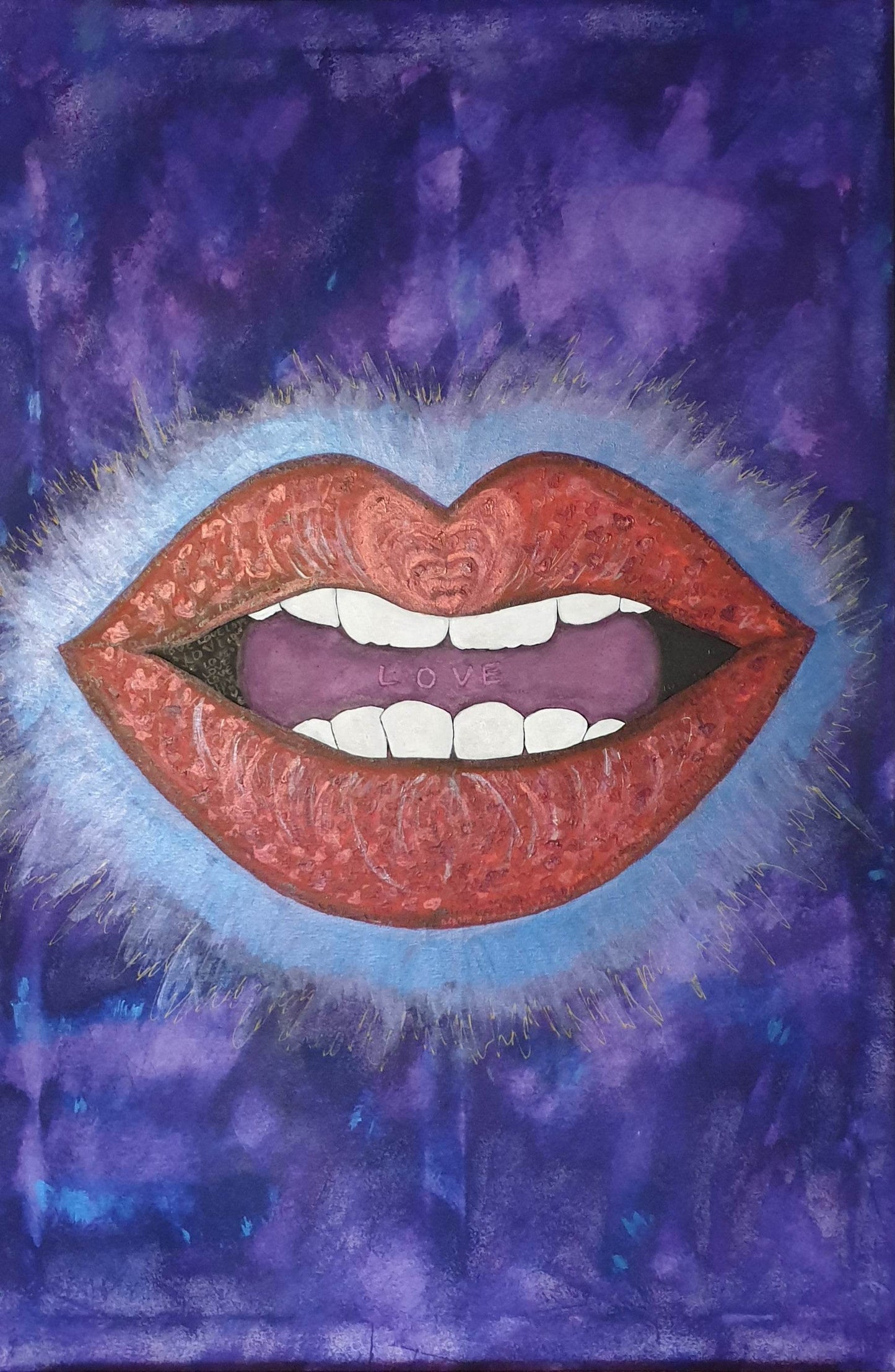 LoveLee Lips Paper Print - Amja Unabashedly