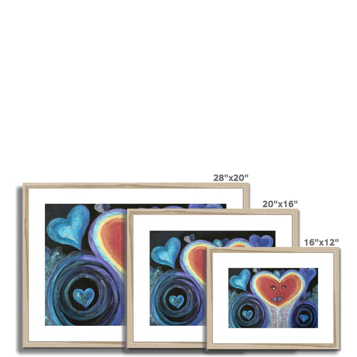 A Love Out of This World Framed & Mounted Print - Amja Unabashedly