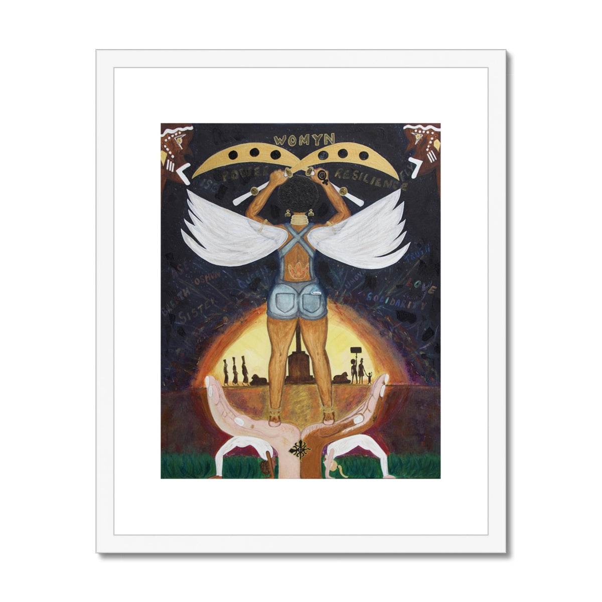 Risen Paper Print - Amja Unabashedly
