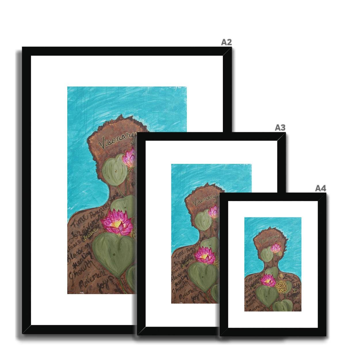Messages In Your Mud Paper Print - Amja Unabashedly