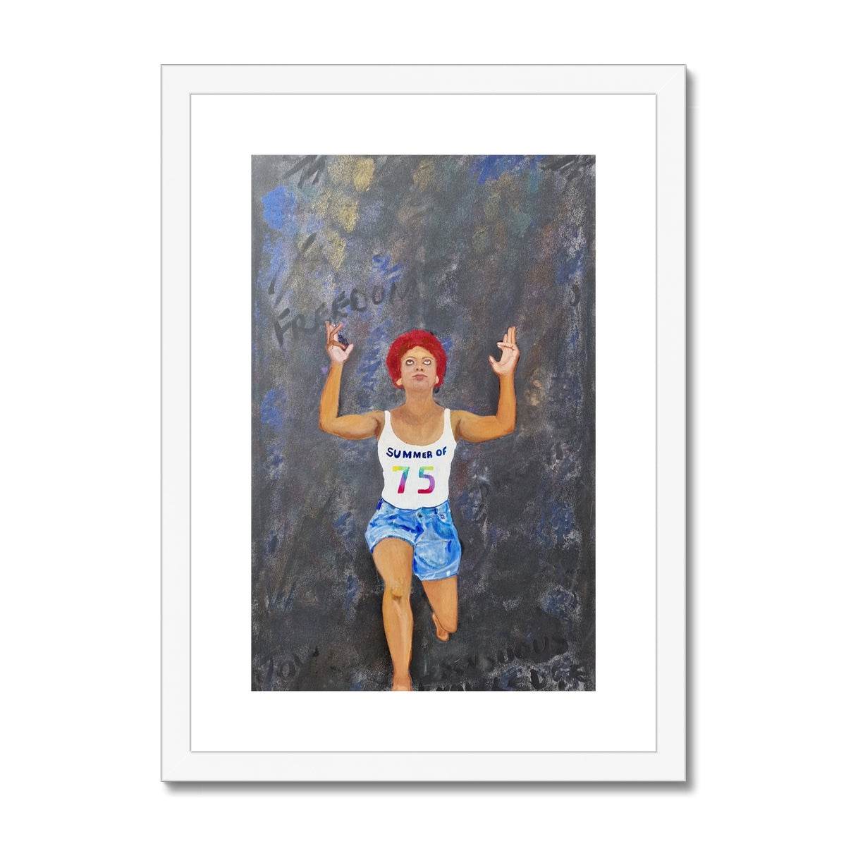Touching Freedom Paper Print - Amja Unabashedly