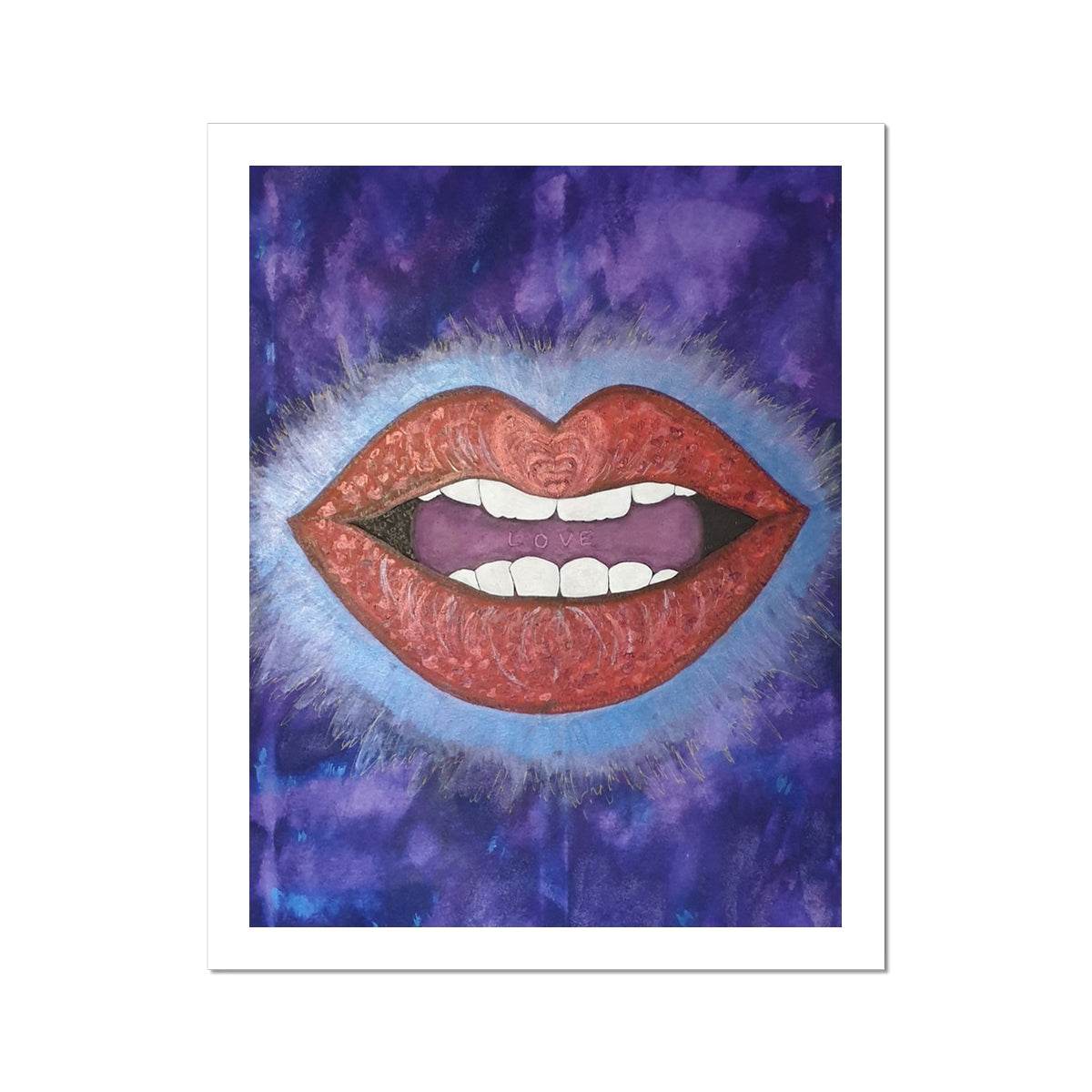 LoveLee Lips Rolled Canvas - Amja Unabashedly