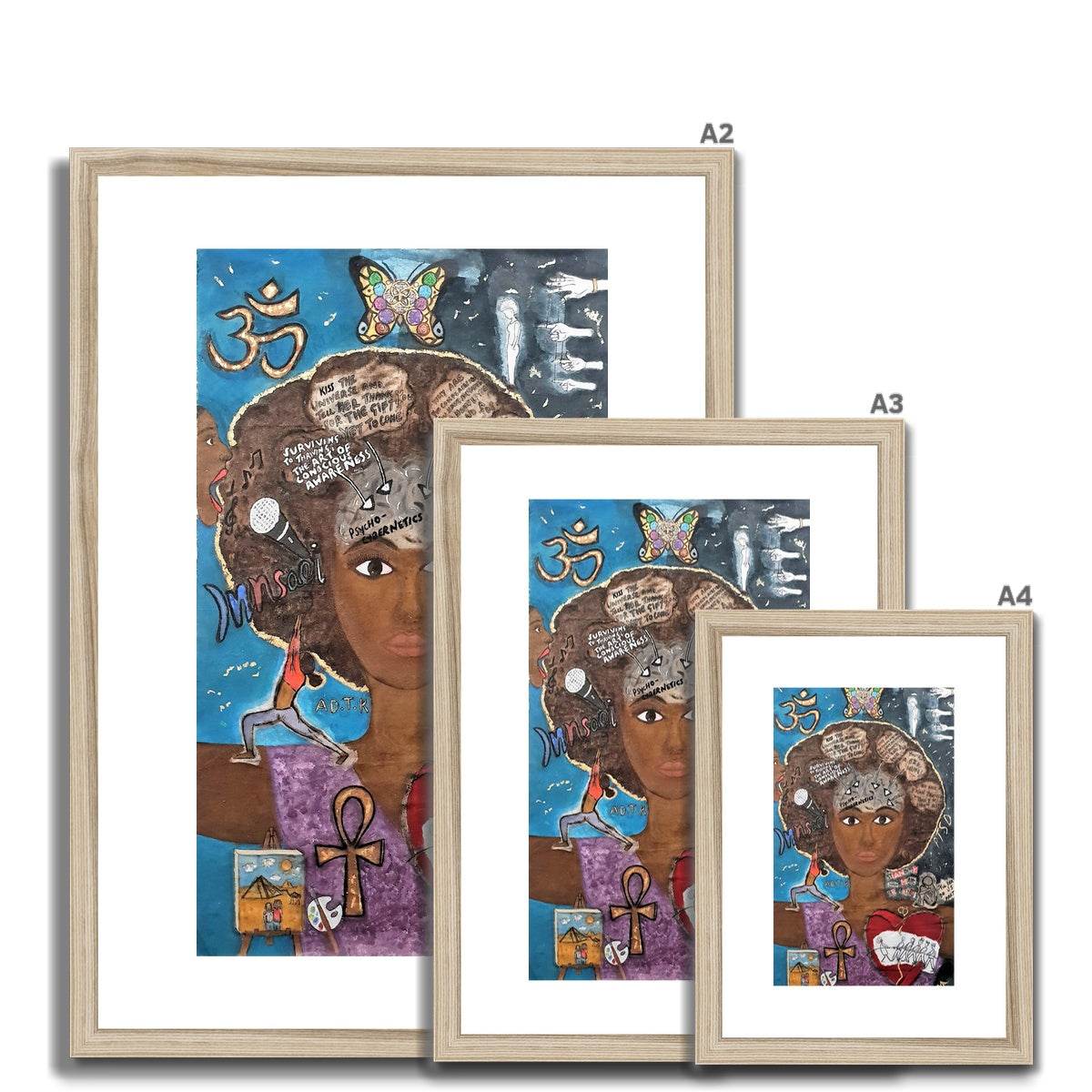 Perception Framed and Mounted Framed & Mounted Print - Amja Unabashedly