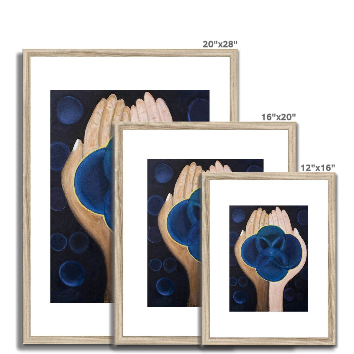 Ikigai Support Framed Paper Print - Amja Unabashedly
