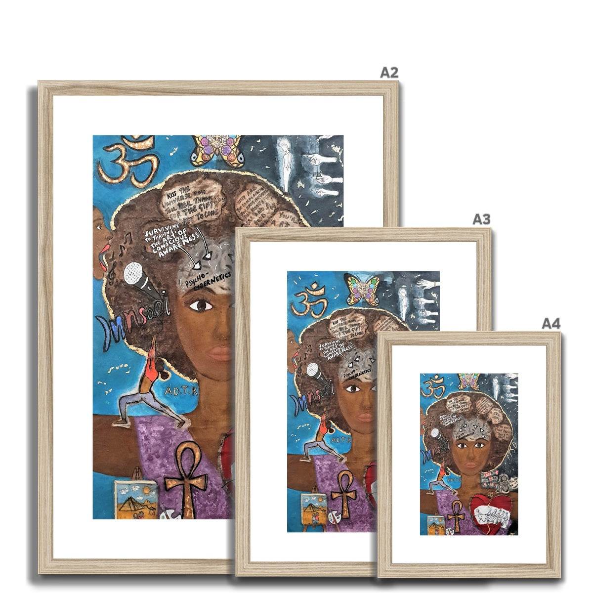 Perception Framed and Mounted Framed & Mounted Print - Amja Unabashedly
