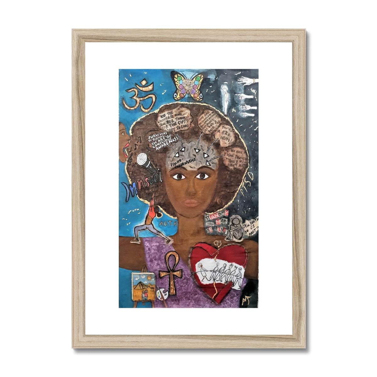 Perception Framed and Mounted Framed & Mounted Print - Amja Unabashedly
