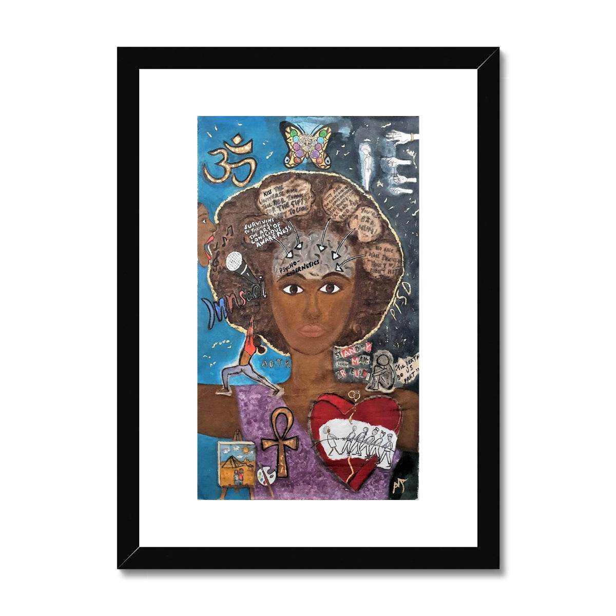 Perception Framed and Mounted Framed & Mounted Print - Amja Unabashedly