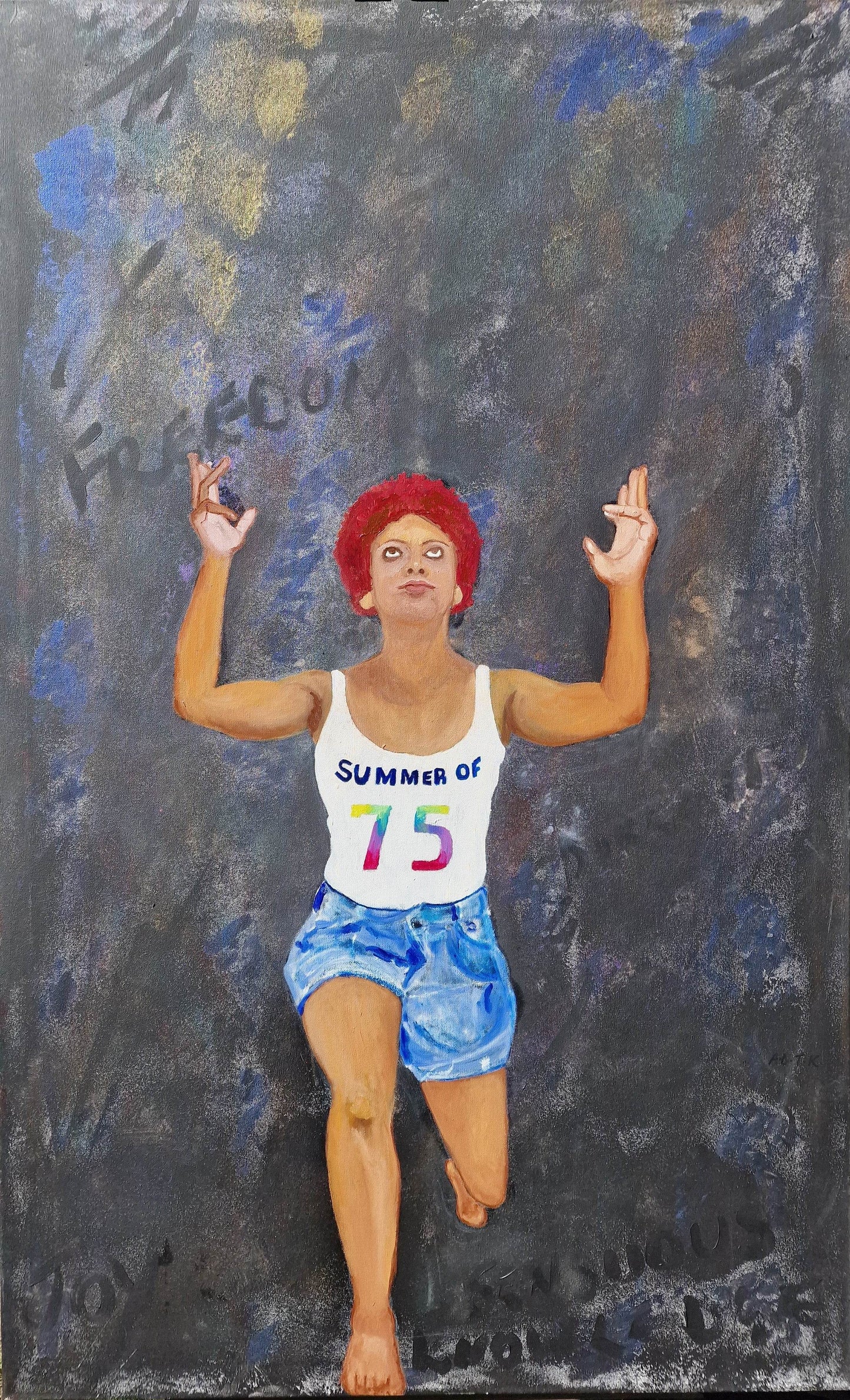 Touching Freedom Paper Print - Amja Unabashedly