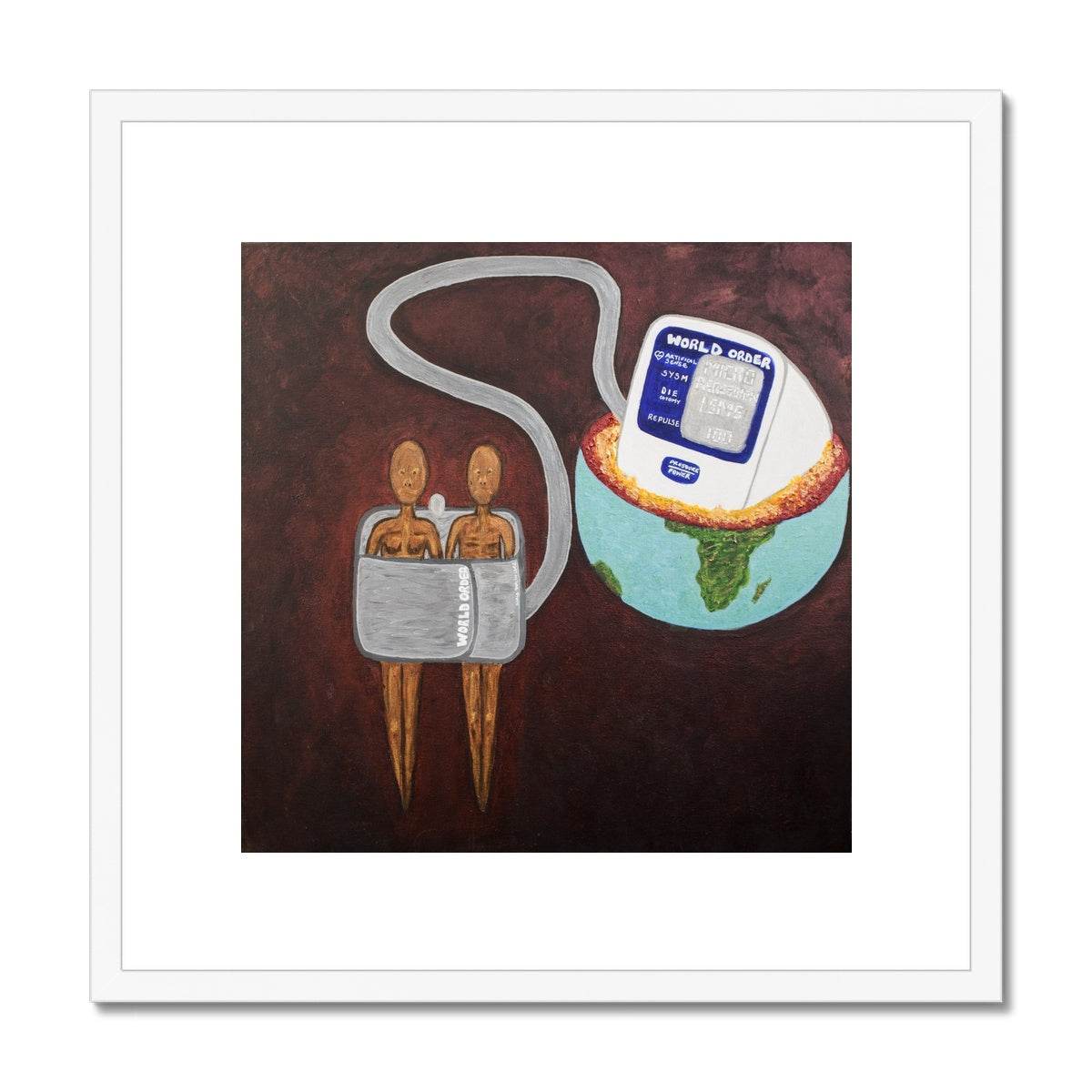 World Order Framed & Mounted Print - Limited Edition - Amja Unabashedly