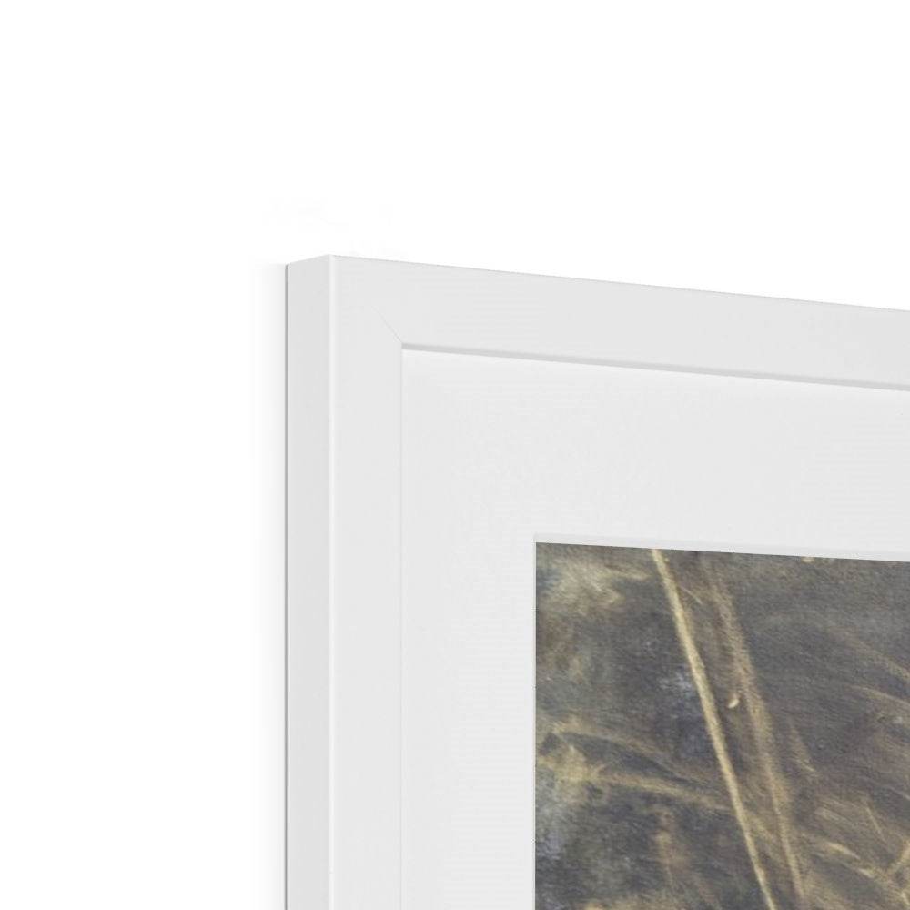 In The Beginning, There Was Black Framed & Mounted Print - Amja Unabashedly
