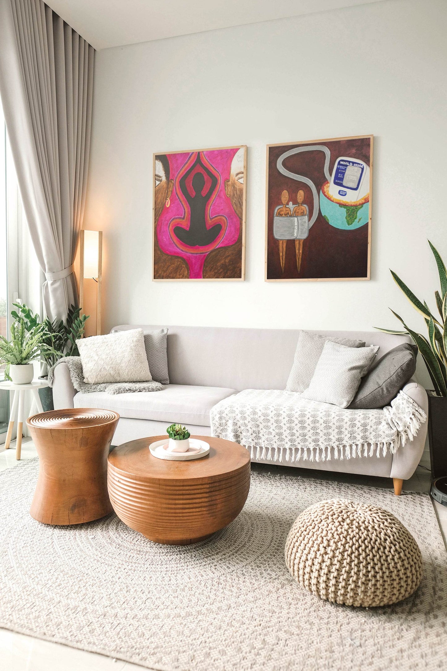 World Order Framed & Mounted Print - Limited Edition - Amja Unabashedly