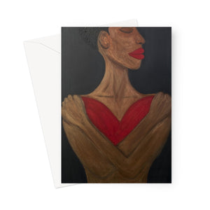 A Heart to Hold Greeting Card - Amja Unabashedly