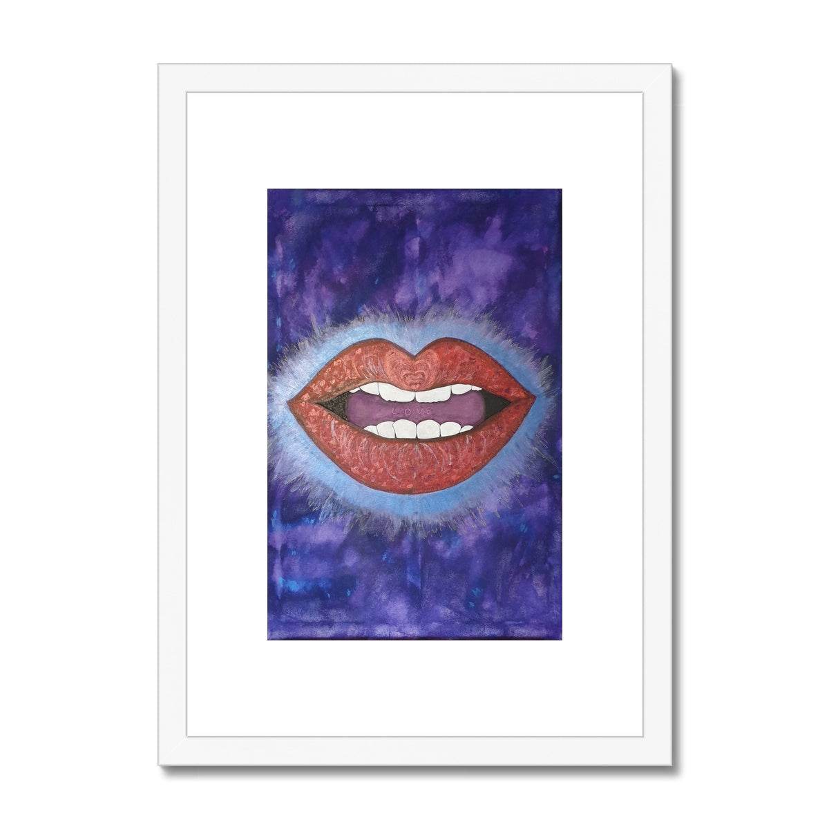 LoveLee Lips Paper Print - Amja Unabashedly