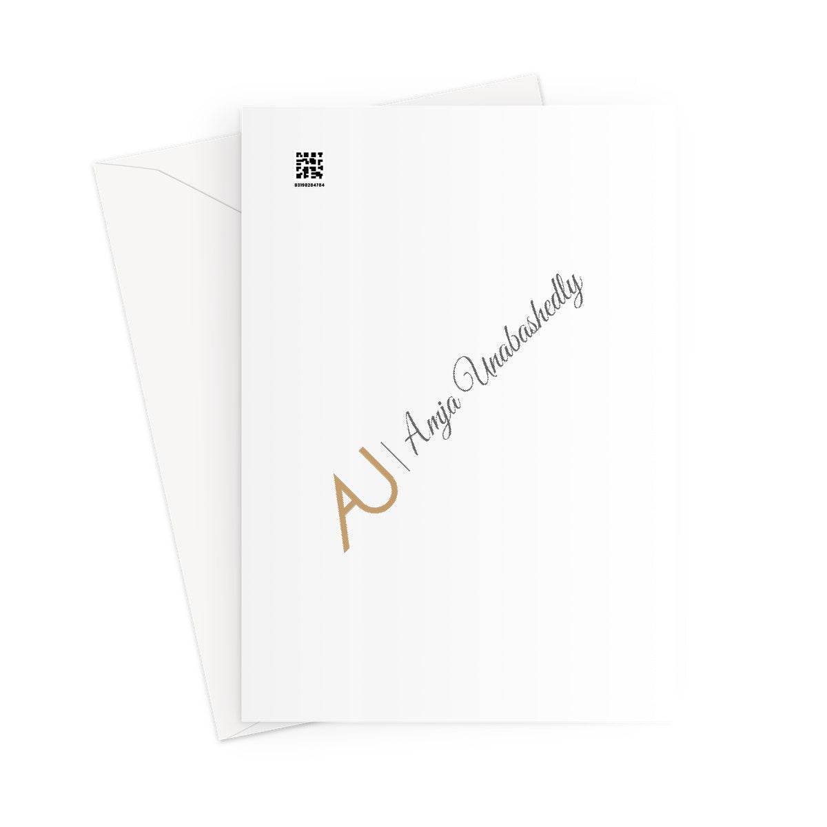 A Love Out of This World Greeting Card - Amja Unabashedly