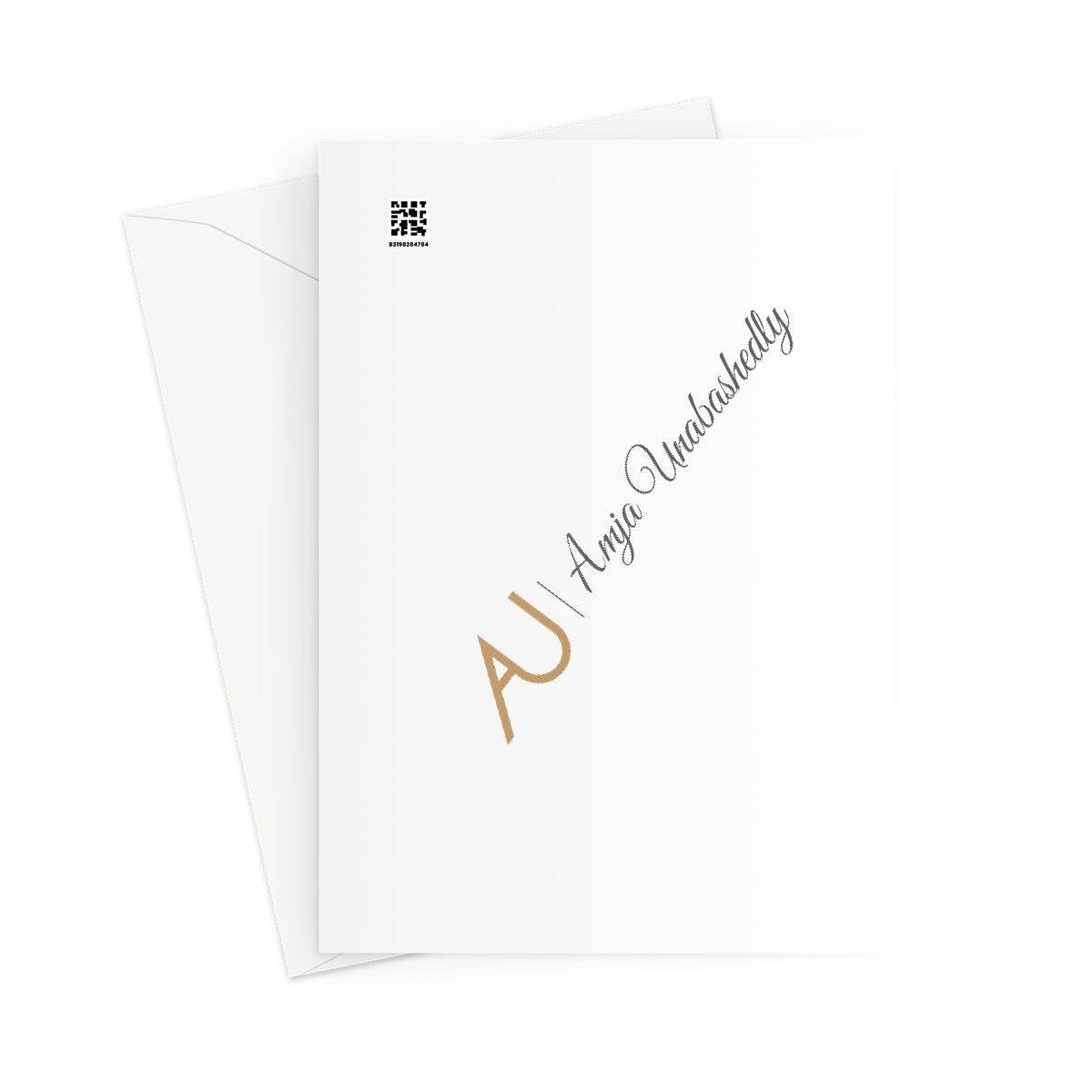 A Love Out of This World Greeting Card - Amja Unabashedly