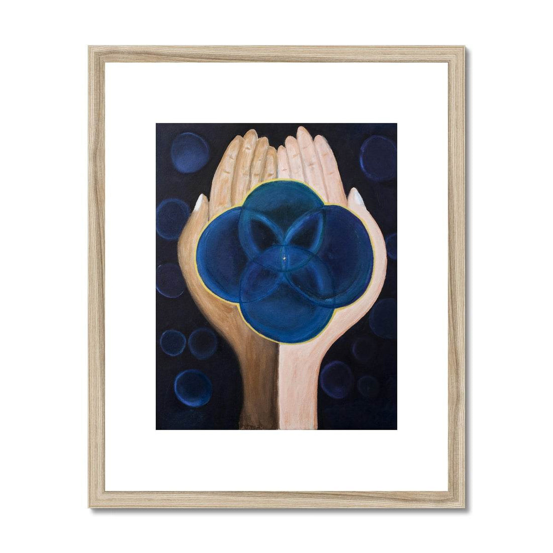 Ikigai Support artwork in a frame