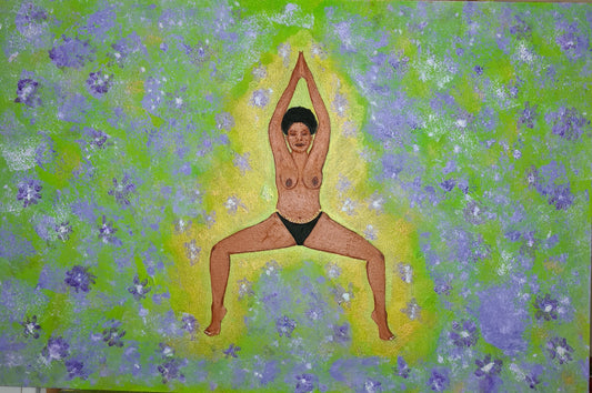 Spring Goddess Original Acrylic on Canvas