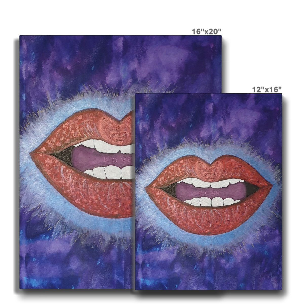 LoveLee Lips Canvas