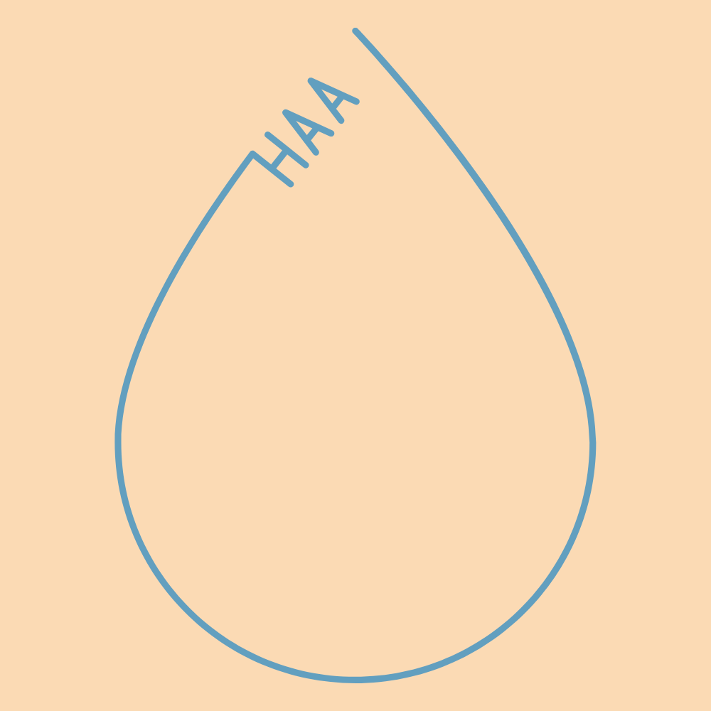 The HAA™ Hydrate icon by Amja Unabashedly