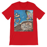 " Kiss the Universe" All People Short Sleeve T-Shirt - Amja Art